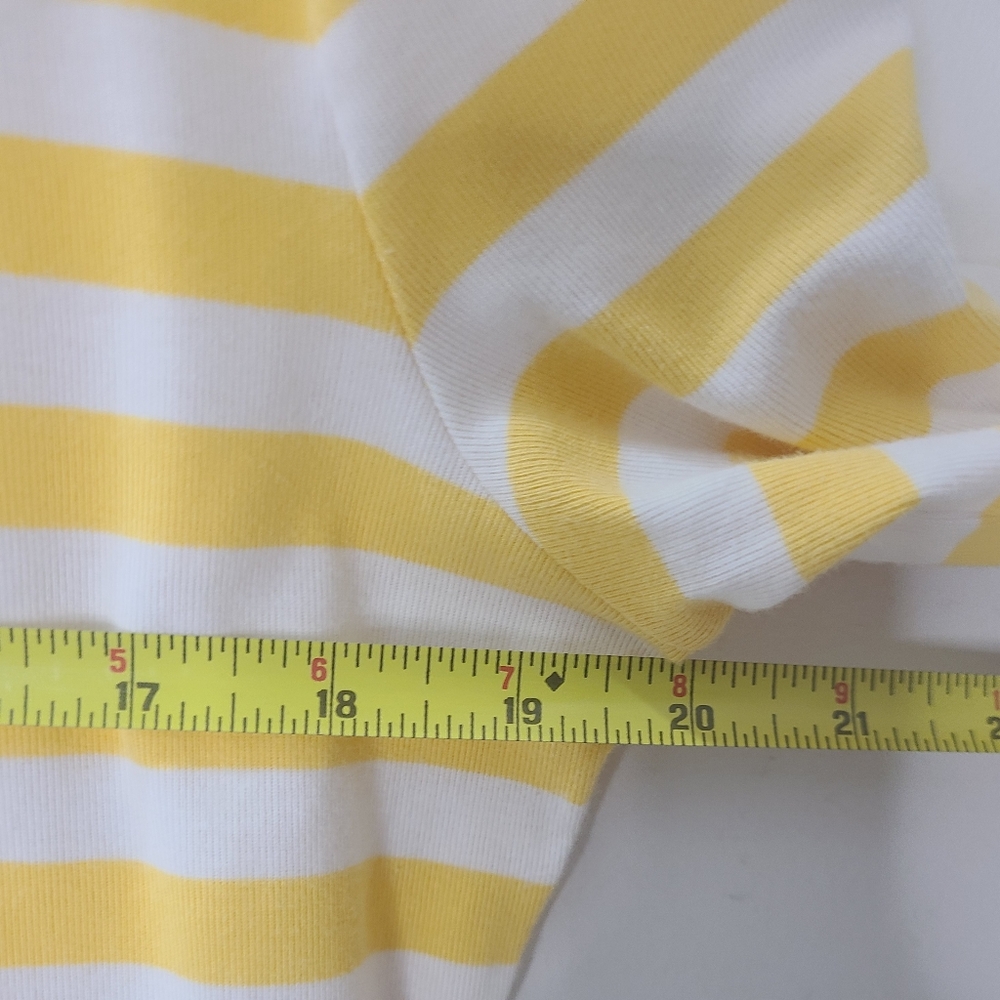 Lauren Ralph Lauren Riviera Stripe Snap-Trim Long Sleeve Slim Cotton Shirt XL - Picture 11 of 13